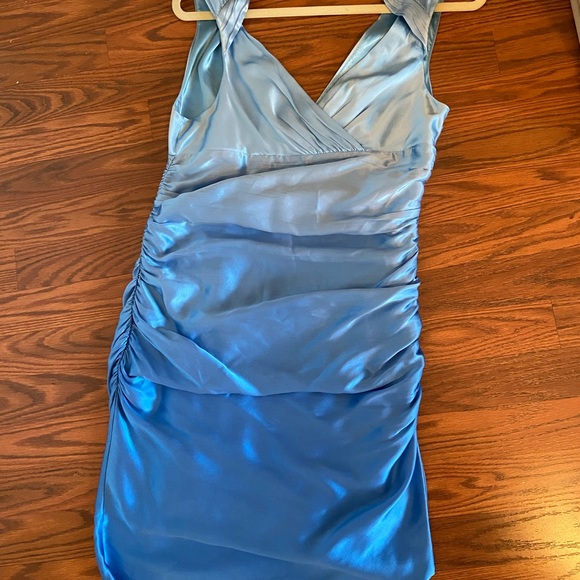 Blue cocktail dress - Picture 4 of 5